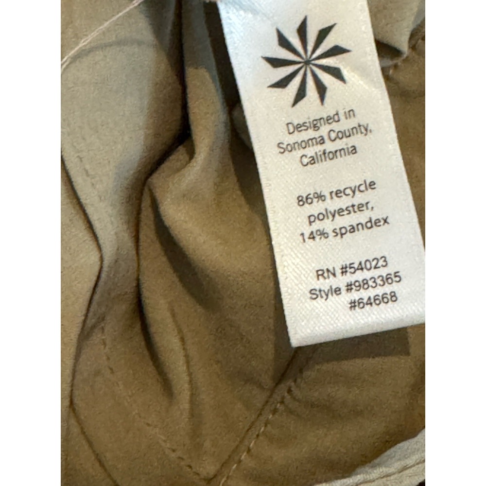 Athleta Women's Skort Sz 6 Taupe Khaki Skirt Shorts Tennis Pickle Ball Golf - Picture 7 of 9